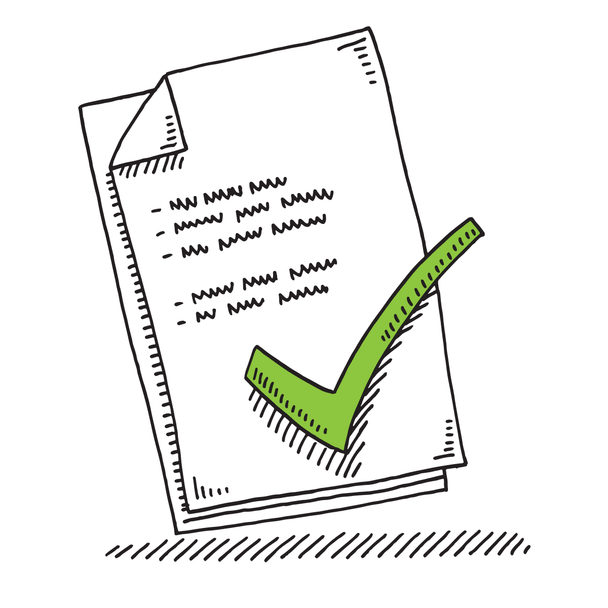 Person signing a will document with a solicitor
